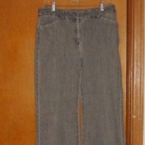 Jeans AK Anne Klein Stretch Size 8 Grey